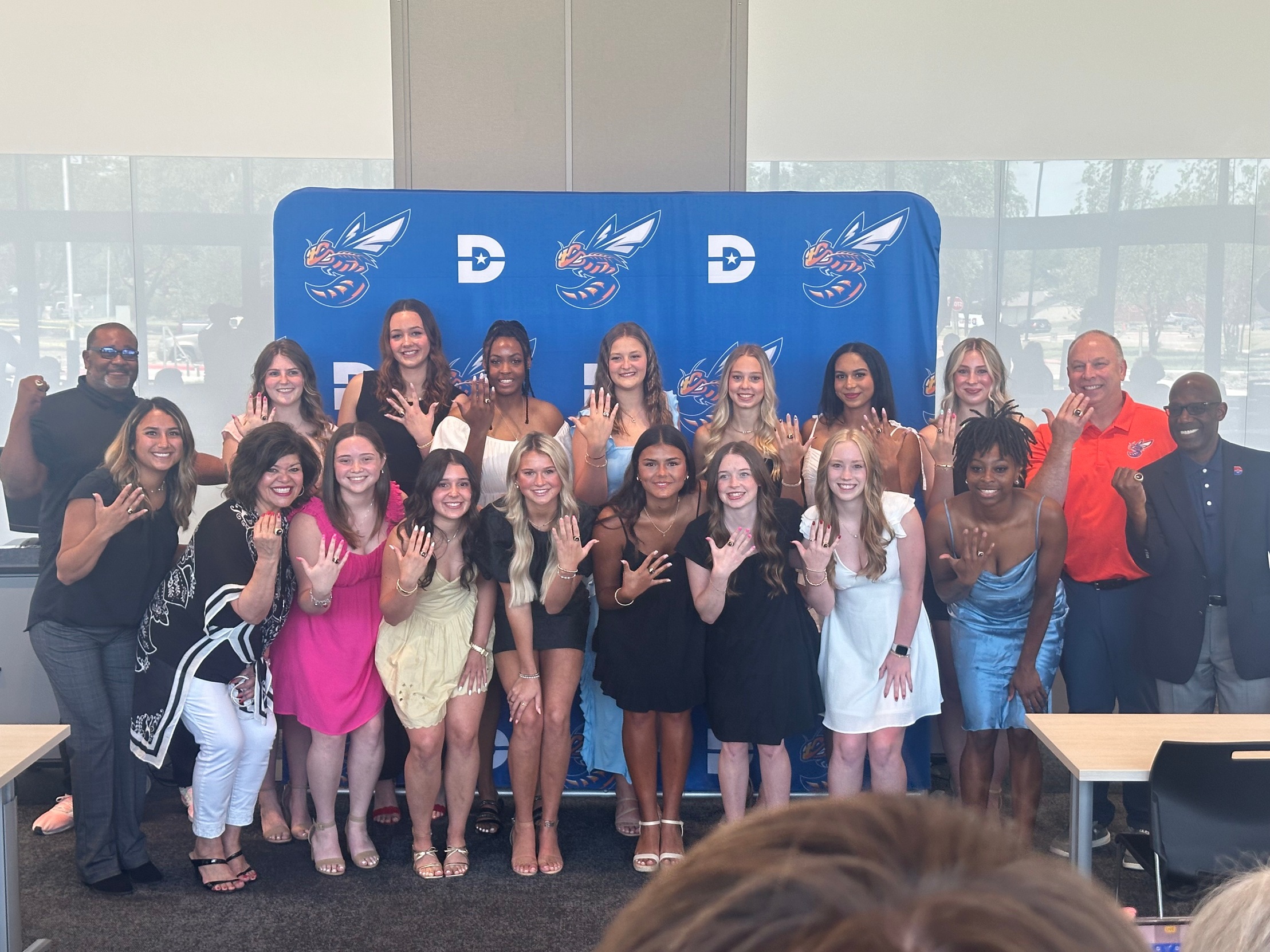 Eastfield Volleyball Honored at Ring Ceremony