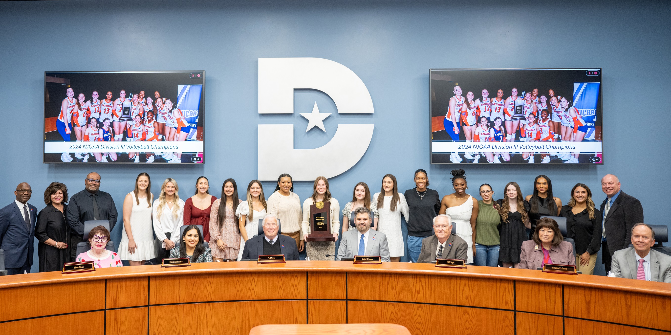 2024 National Champs Honored by Dallas College Board of Trustees